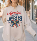America Needs Jesus T-Shirt | Faith Statement Apparel