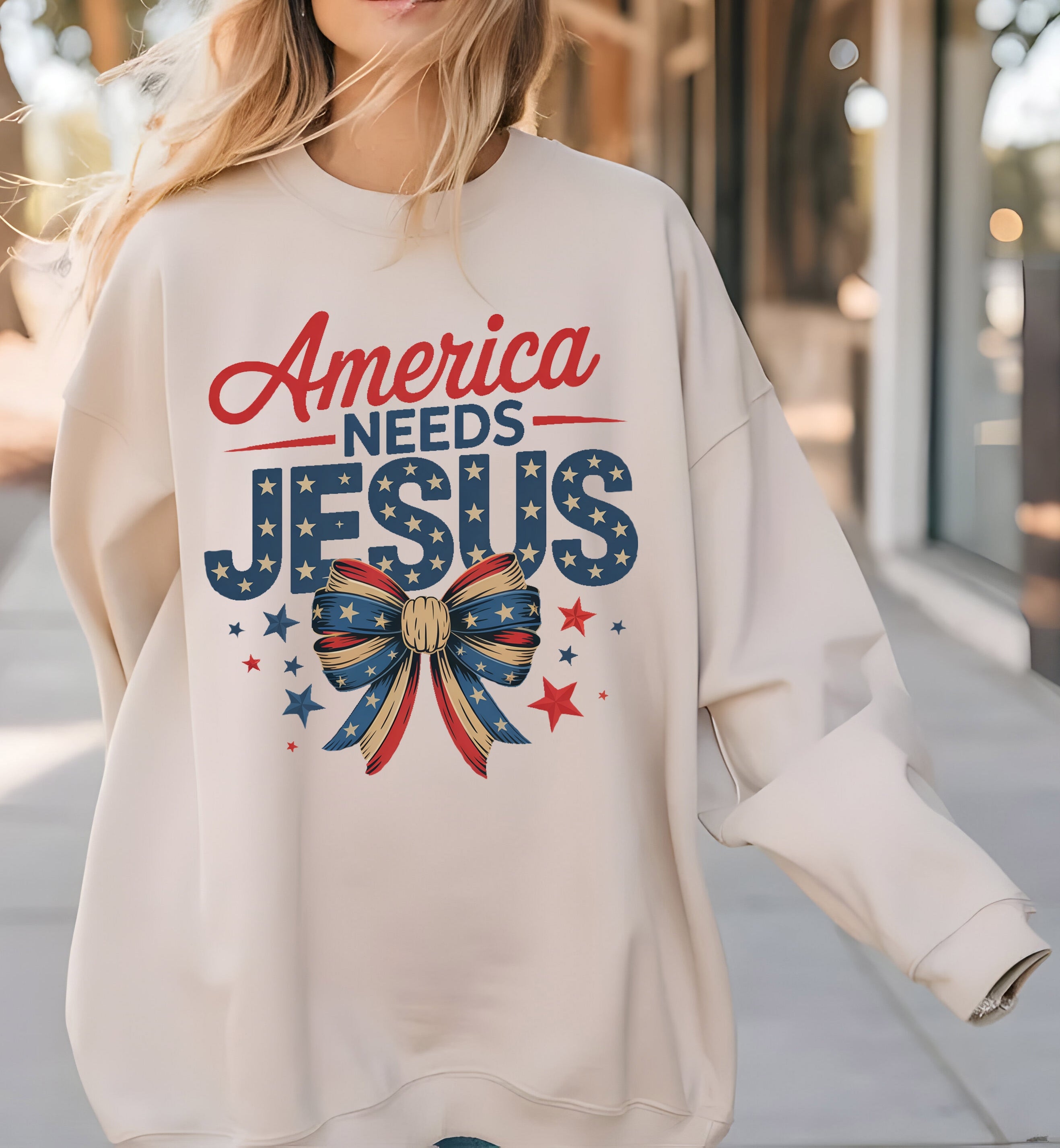 America Needs Jesus T-Shirt | Faith Statement Apparel