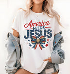 America Needs Jesus T-Shirt | Faith Statement Apparel