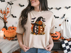 Patchwork Pumpkin T-Shirt – Cozy Fall Graphic Tee