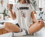 I Scream Shirt Halloween Graphic Tee for Horror Fans