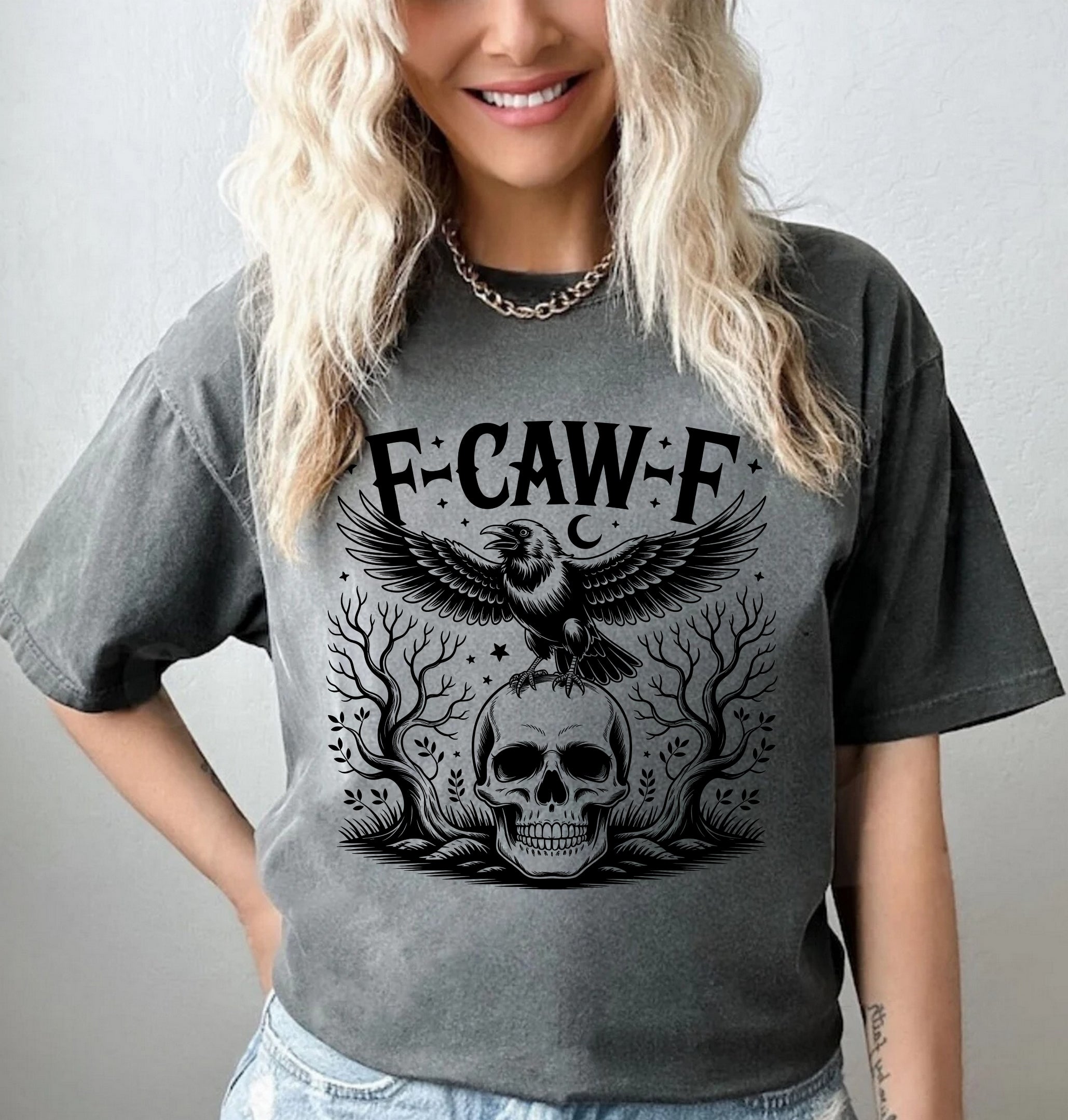 F-Caw-F Black Crow T-Shirt & Sweatshirt Collection