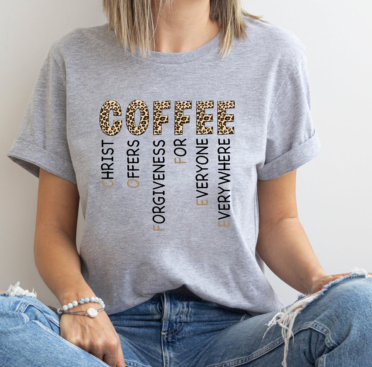 Christian Coffee T-Shirt | Faith Message Apparel