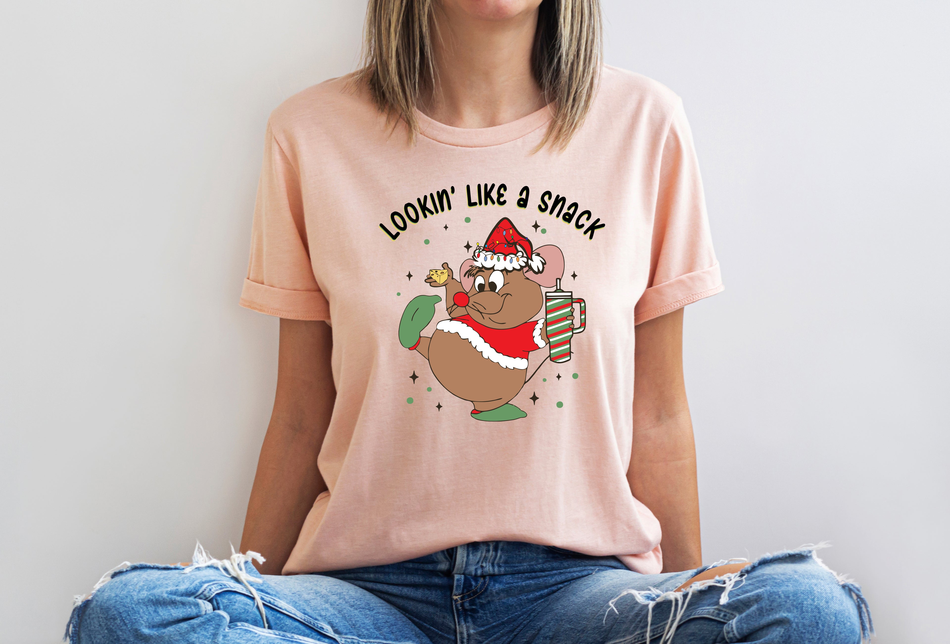 Looking Like a Snack T-Shirt – Christmas Graphic Tee