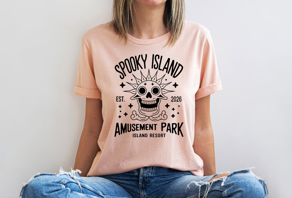 Spooky Island T-Shirt – Halloween Graphic Tee