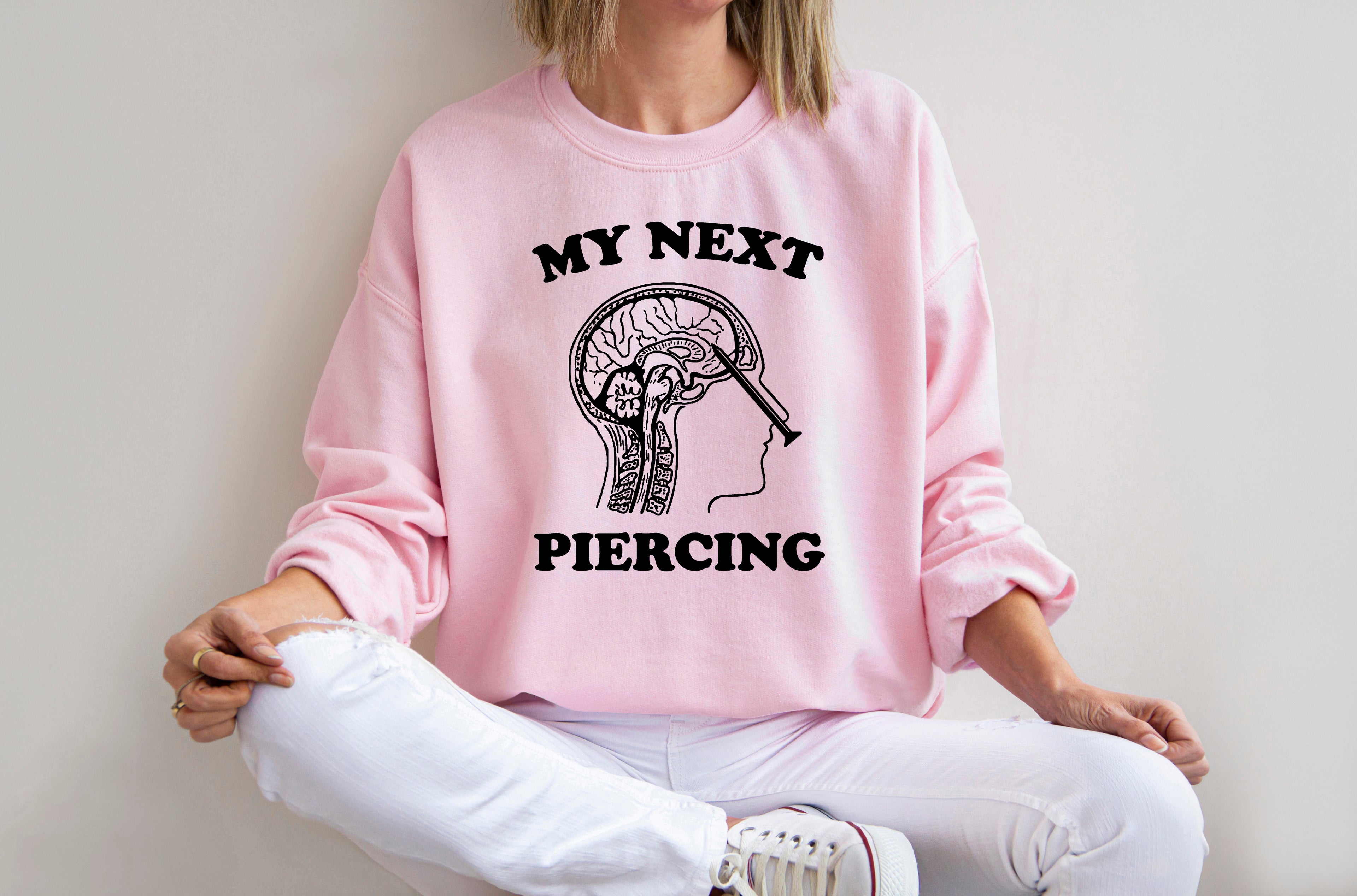 Lobotomy T-Shirt – 'My Next Piercing' Graphic Tee