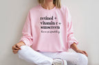 Retinol Vitamin C Sunscreen T-Shirt | Funny Skincare Aesthetic Graphic Tee