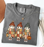Retro Patchwork Ghosts Comfort Colors T-Shirt