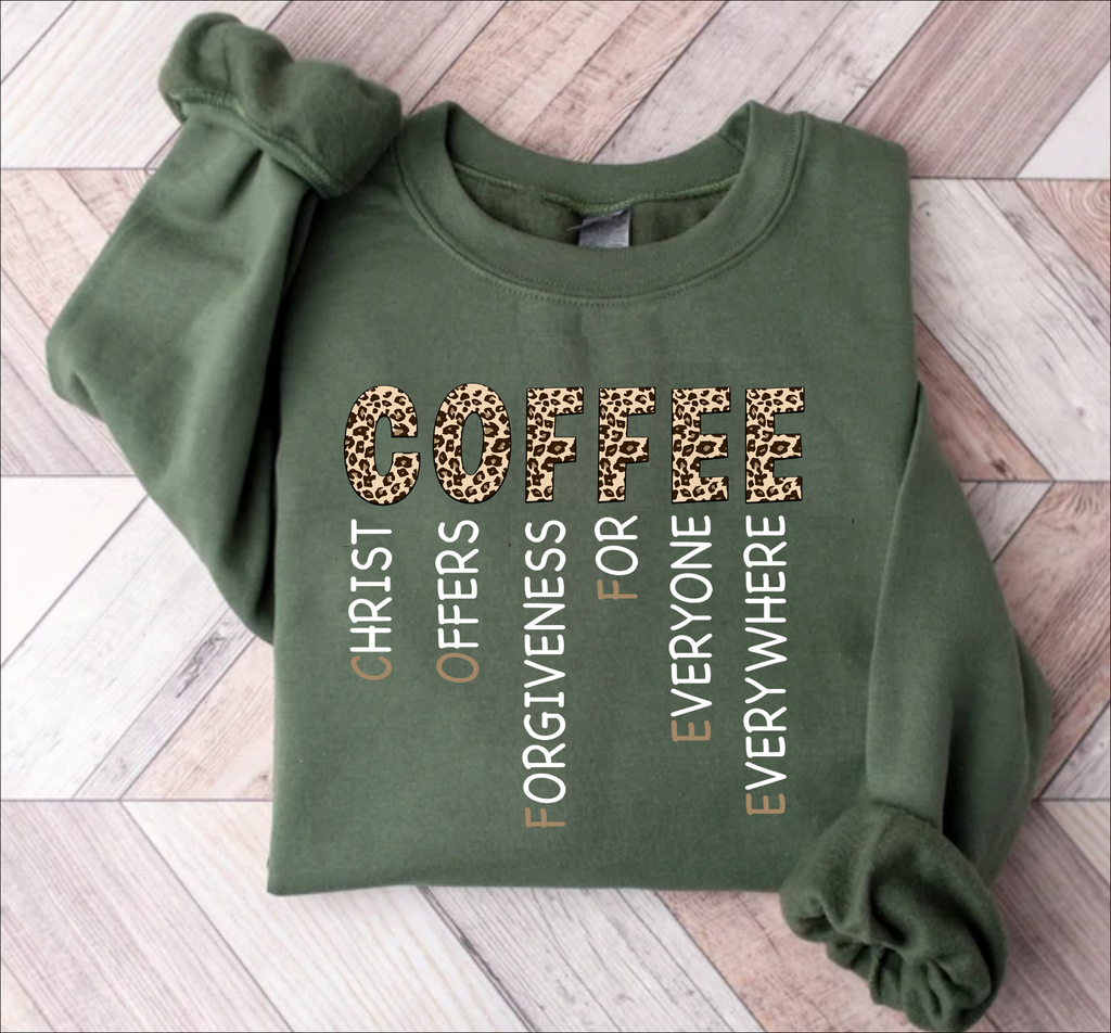 Christian Coffee T-Shirt | Faith Message Apparel