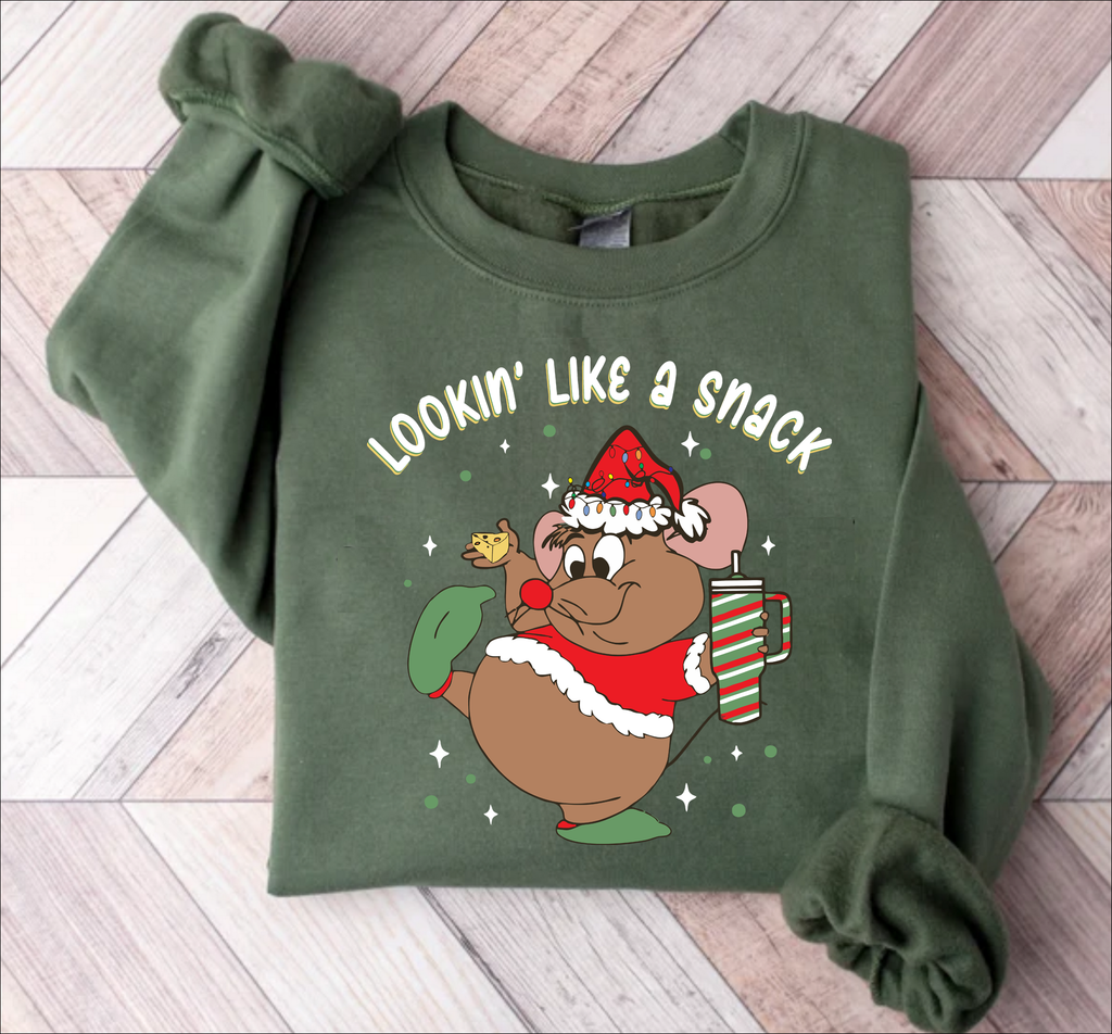 Looking Like a Snack T-Shirt – Christmas Graphic Tee