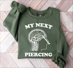 Lobotomy T-Shirt – 'My Next Piercing' Graphic Tee