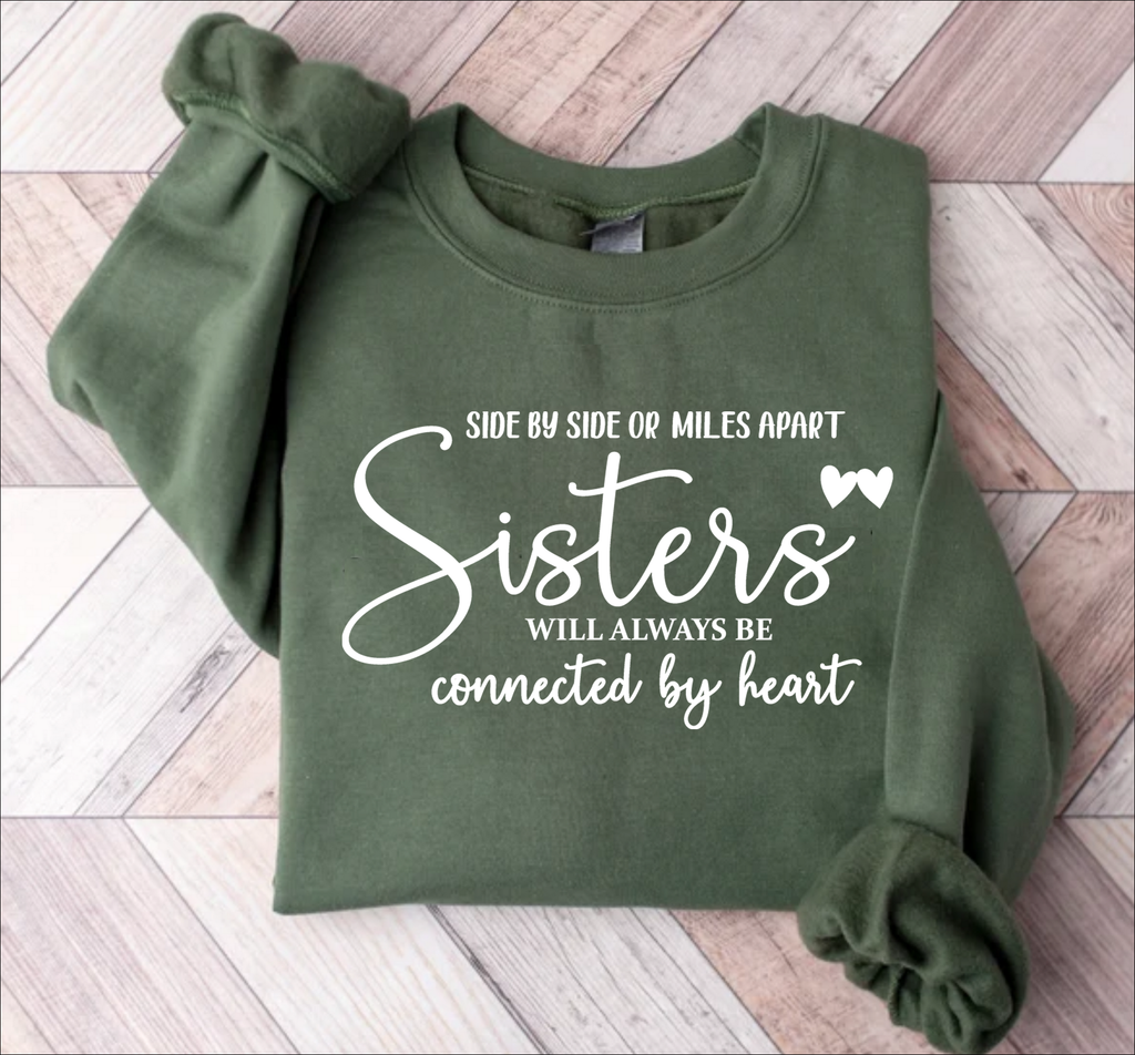 Sisters Sweatshirt, Best Sisters Crewneck, Gift for Sisters--