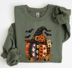 Patchwork Pumpkin T-Shirt – Cozy Fall Graphic Tee