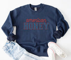 "American Honey" Fourth of July T-Shirt - Patriotic Country Music Graphic Tee