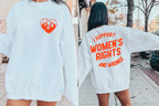 "I Support Women's Rights And Wrongs" Funny T-Shirt - Front and Back Print Graphic Tee