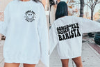 Somebody's Bomb Ass Barista T-Shirt | Retro Coffee Lover Graphic Tee