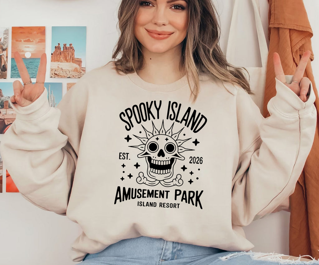 Spooky Island T-Shirt – Halloween Graphic Tee