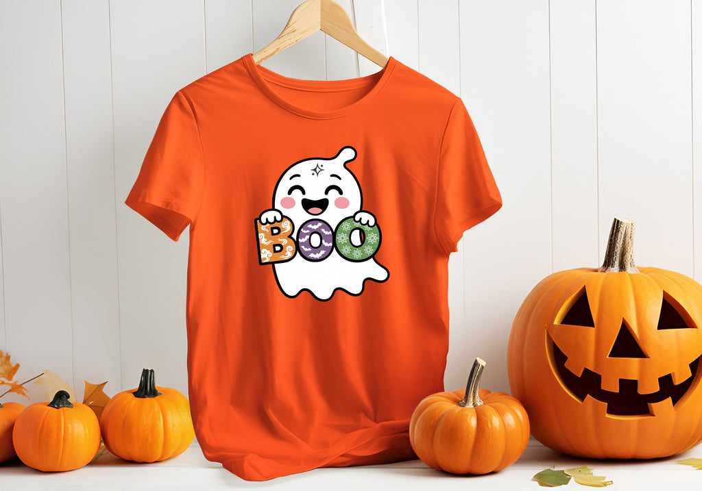 Cute Ghost Boo T-Shirt – Adorable Spirit Graphic Tee