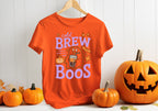 Cold Brew and Boos Shirt - Halloween Sweatshirt