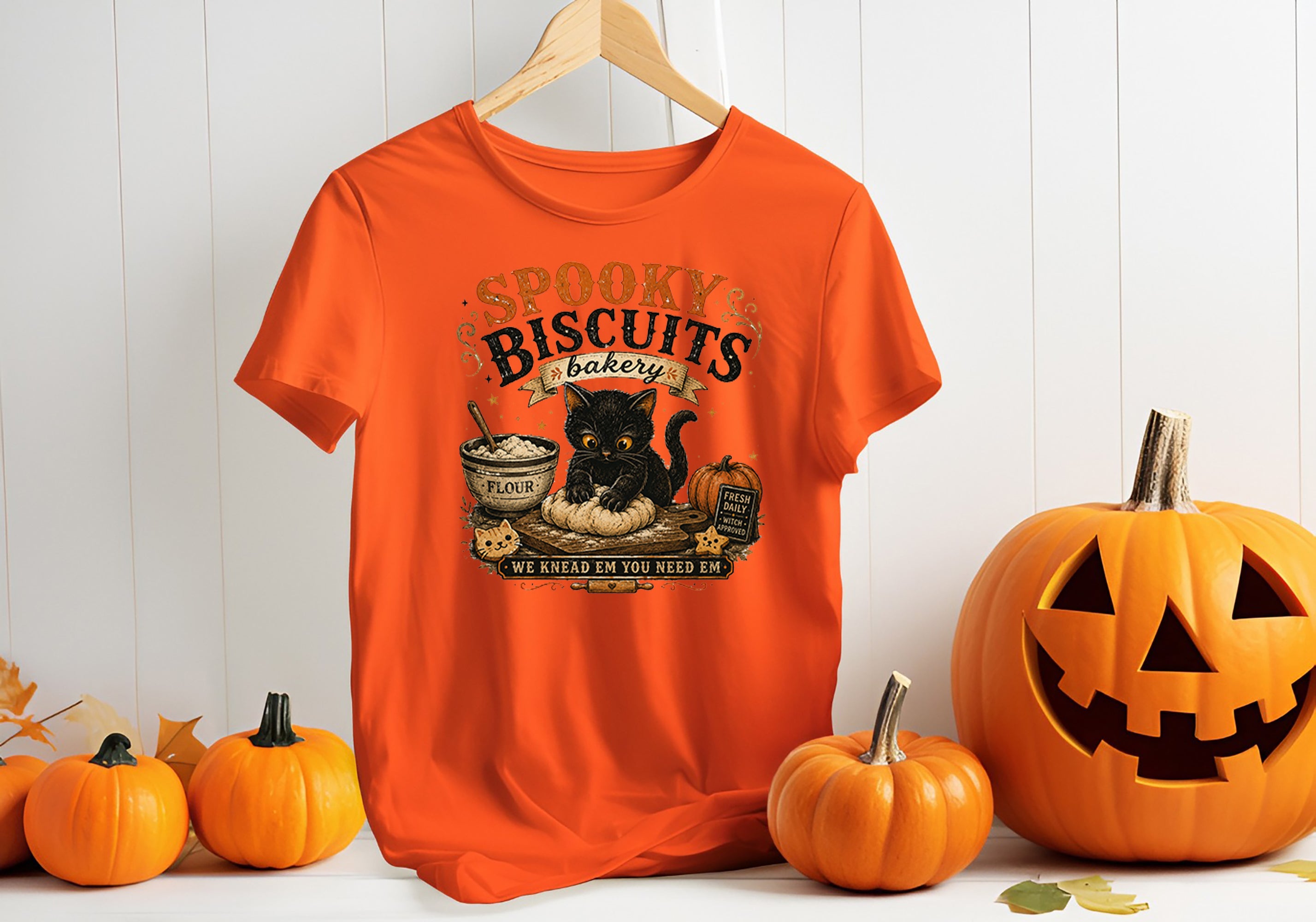 Spooky Biscuits Bakery Shirt – Halloween Sweatshirt