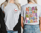 Funny Baseball Mom Shirt - Retro Groovy