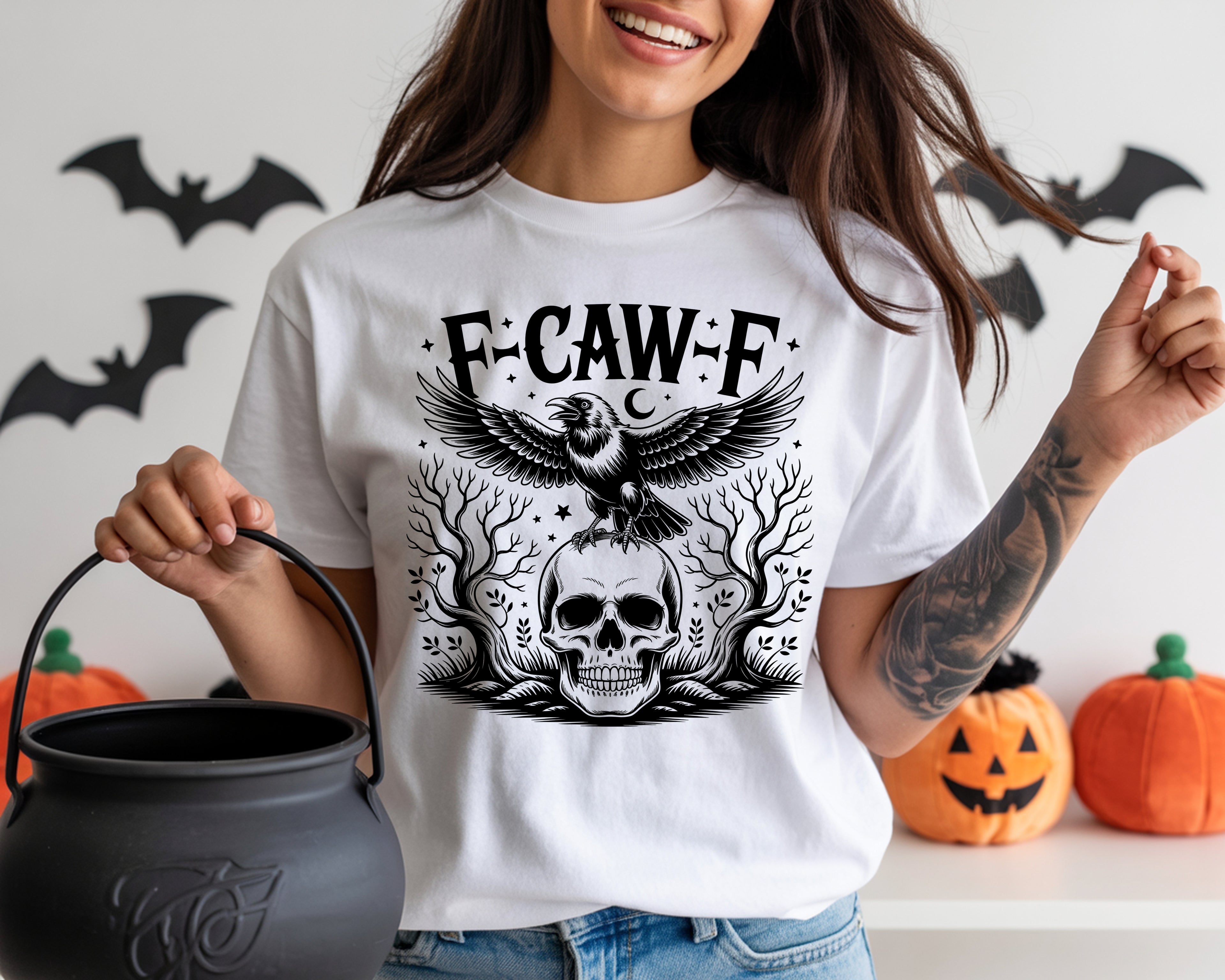 F-Caw-F Black Crow T-Shirt & Sweatshirt Collection