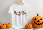 Skeleton Skaters T-Shirt – Halloween Graphic Tee
