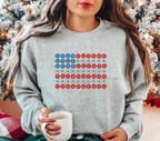 Floral USA Flag 4th of July T-Shirt & Sweatshirt