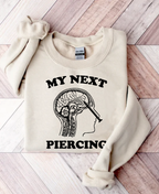 Lobotomy T-Shirt – 'My Next Piercing' Graphic Tee