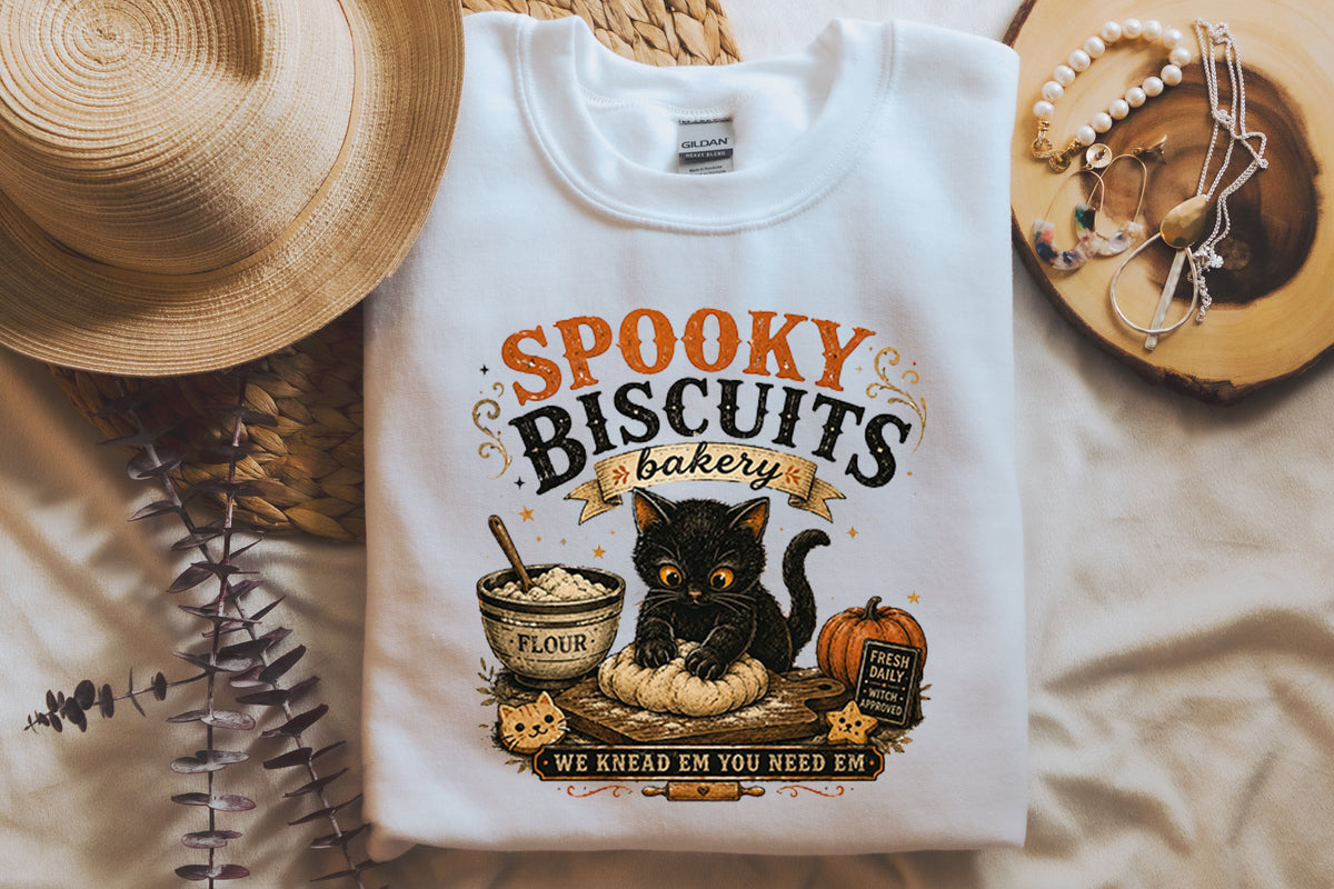 Spooky Biscuits Bakery Shirt – Halloween Sweatshirt