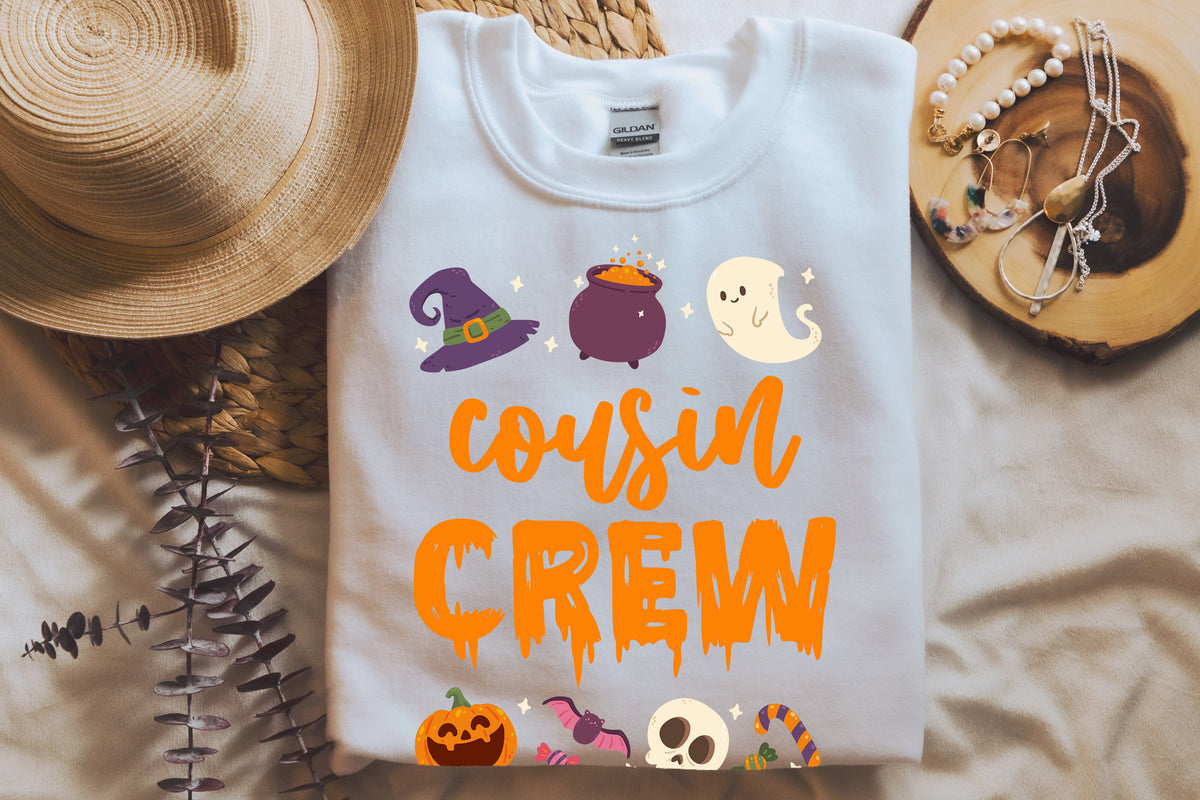 Cousin Crew Shirt - Halloween Edition for Kids & Adults