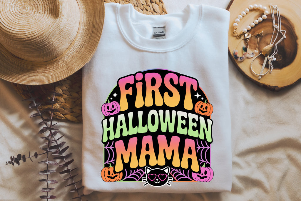 First Halloween Mama T-Shirt | New Mom Halloween Tee