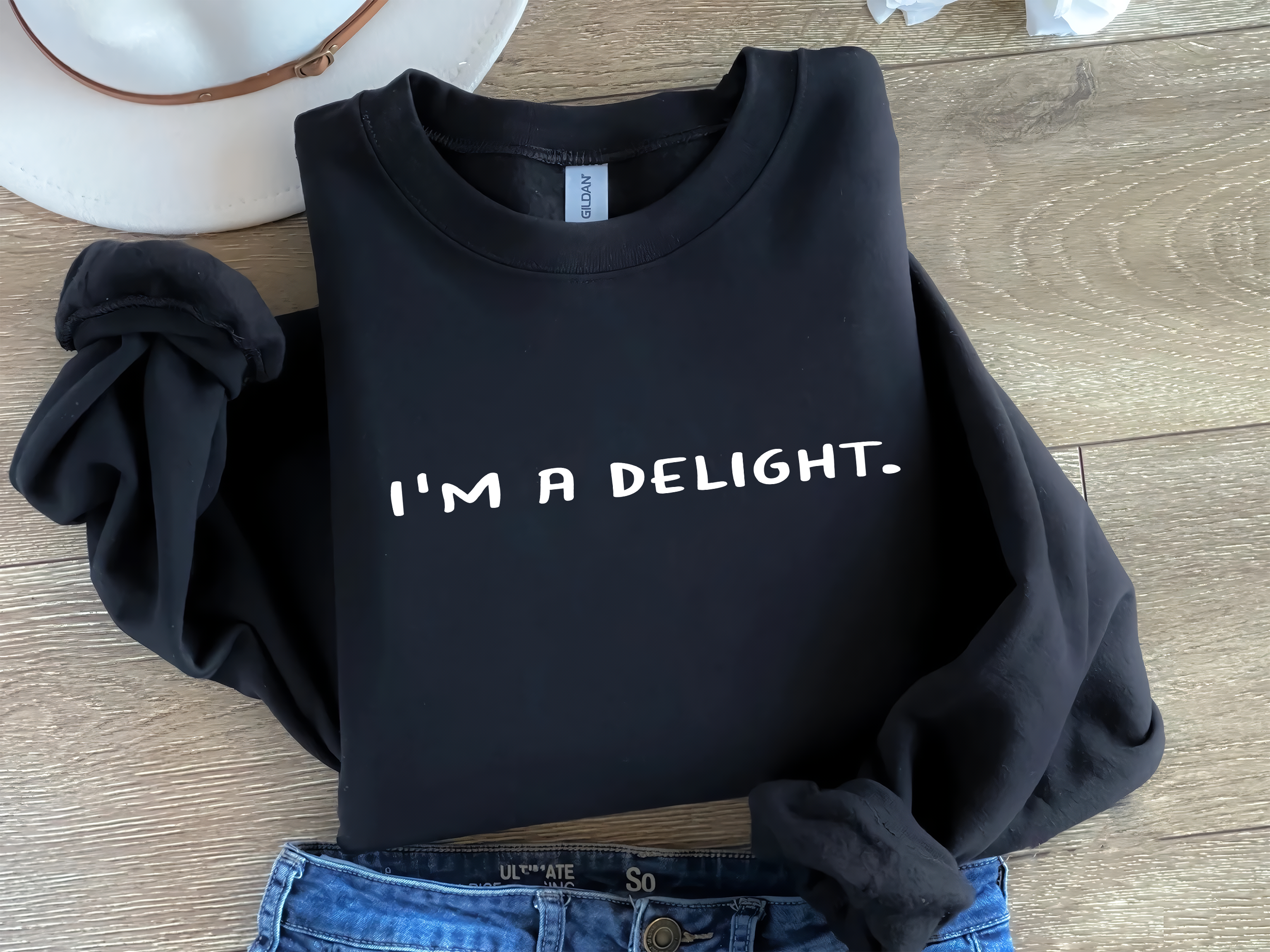 "I'm A Delight" Sarcastic Quote T-Shirt - Sassy Aesthetic Graphic Tee