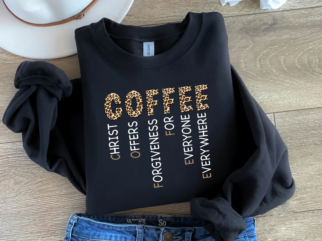 Christian Coffee T-Shirt | Faith Message Apparel