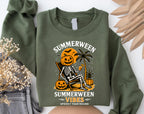 Summerween Skeleton T-Shirt & Sweatshirt Halloween