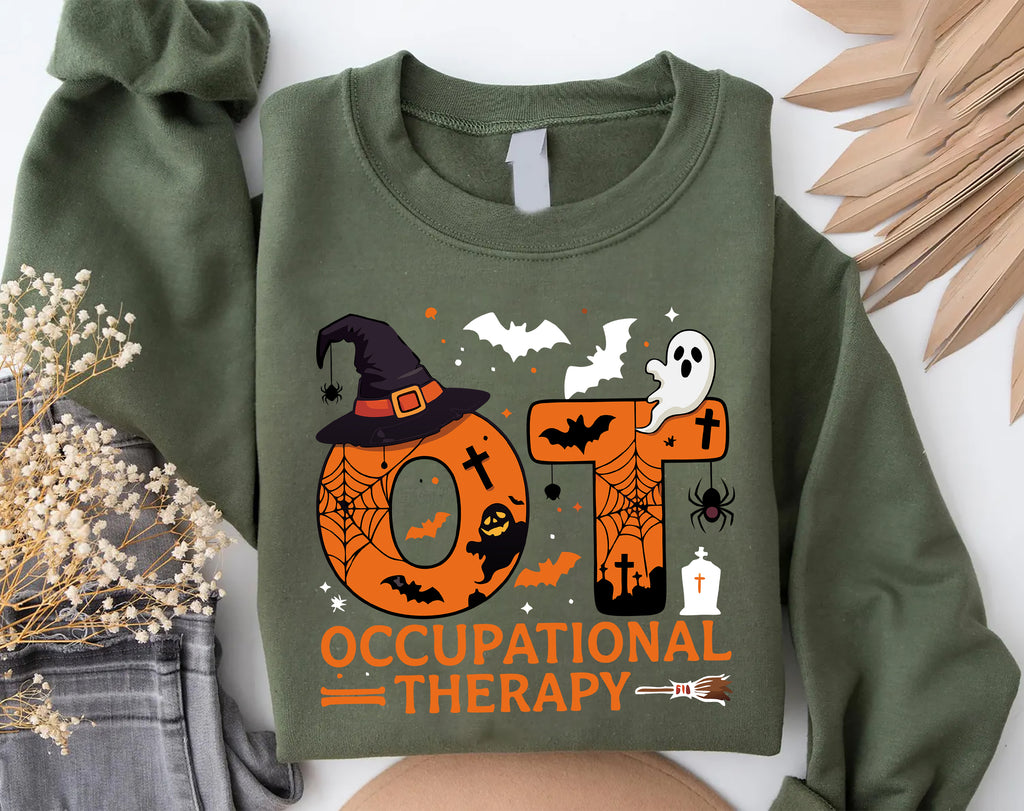 Occupational Therapy Halloween T-Shirt & Sweatshirt
