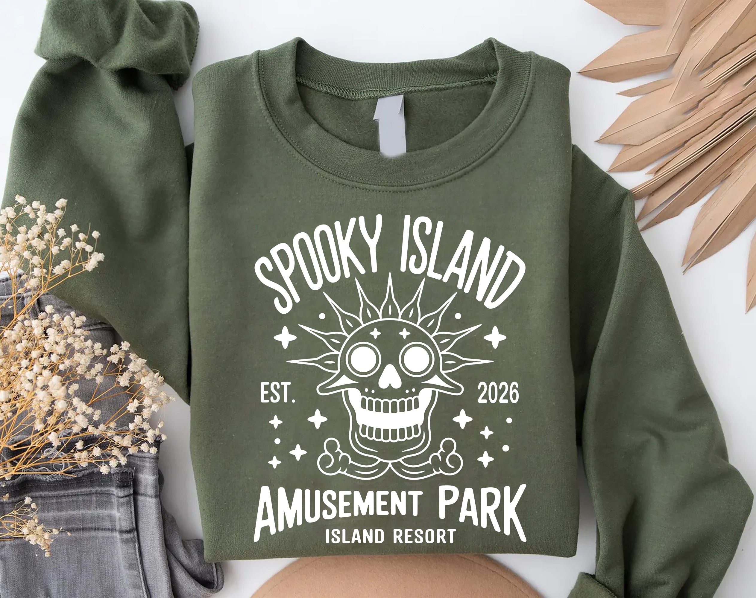 Spooky Island T-Shirt – Halloween Graphic Tee