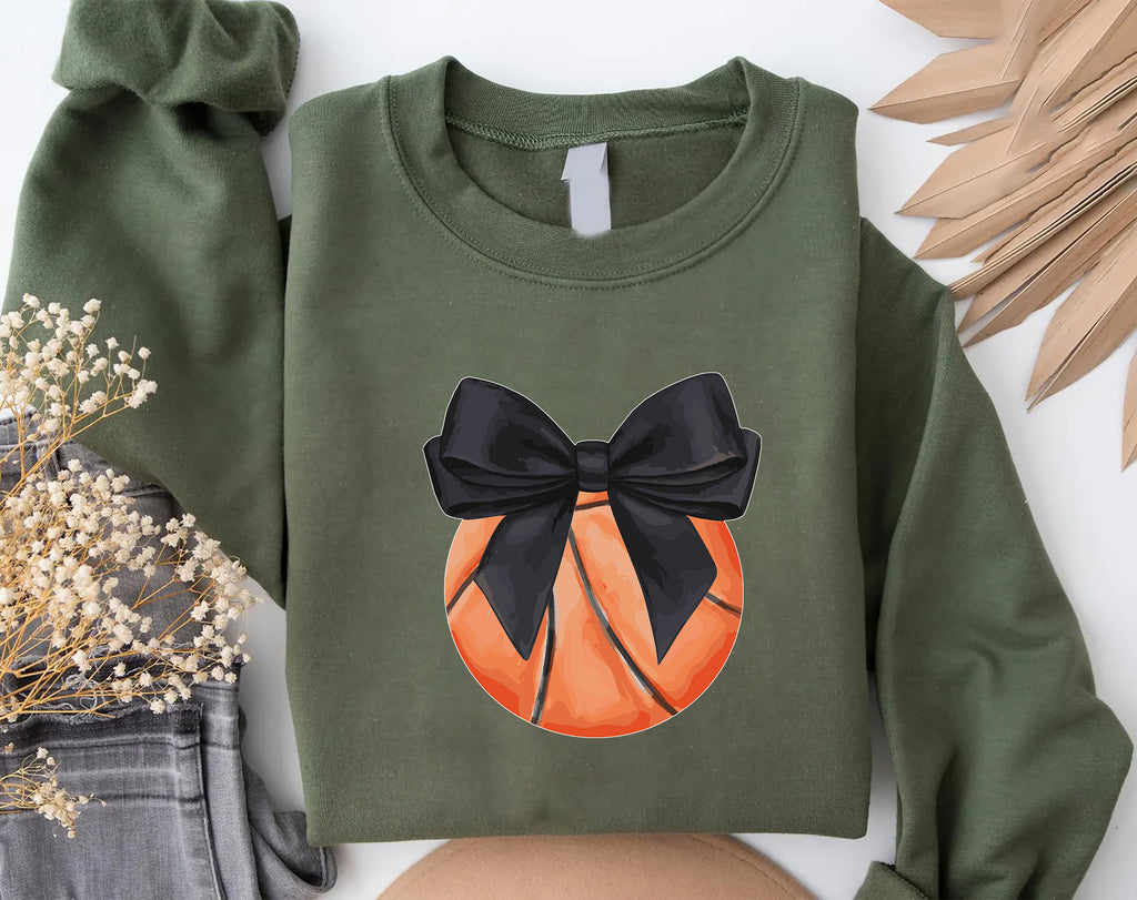 Basketball Coquette Bow T-Shirt & Sweatshirt Collection